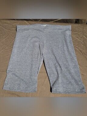 2 Pair Womens Gray Bike Shorts  2xl